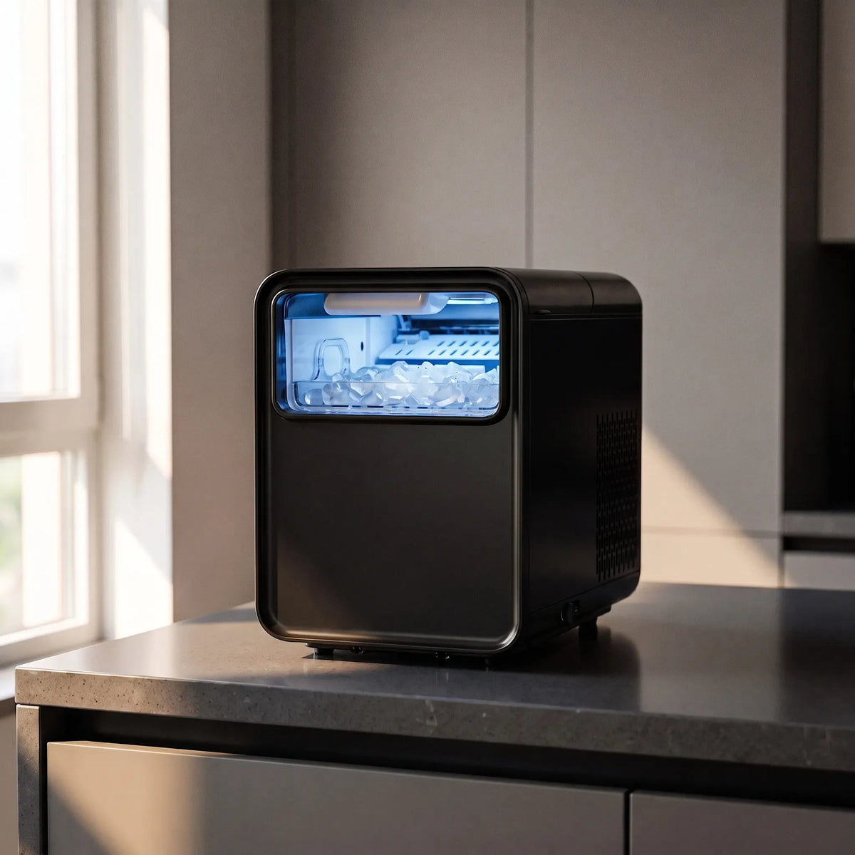 Home and RV Ice Maker – Portable with Continuous Ice Production
