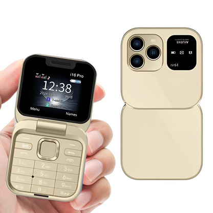 Compact Dual SIM Smartphone with Extended Battery Life - Foldable Design