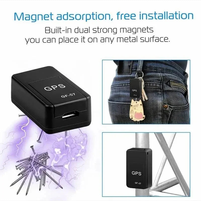 Real-Time Location GPS Tracker with Magnetic Attachment – Durable Battery for Pets and Vehicles