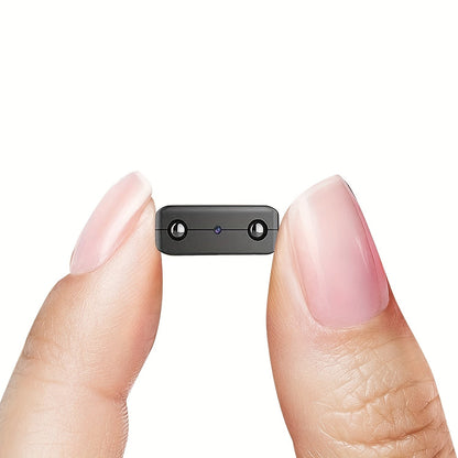 Compact Security Camera with Night Vision and Motion Sensor for Travel and Home