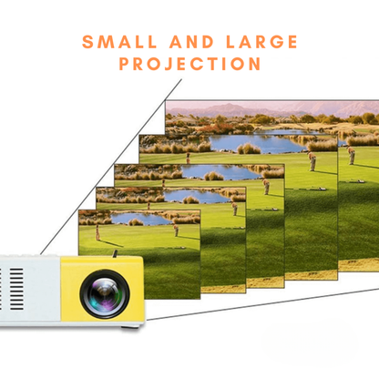 Home Mini Projector – HDMI-Compatible with 100-Inch Display