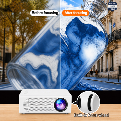 Compact 1080P Mini Projector – Ideal for Movies and Gaming