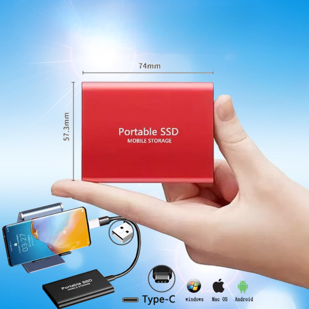 512GB External SSD – Portable High-Speed Storage for Home and Travel