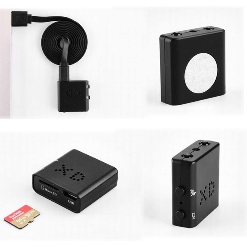 Compact Security Camera with Night Vision and Motion Detection for Home