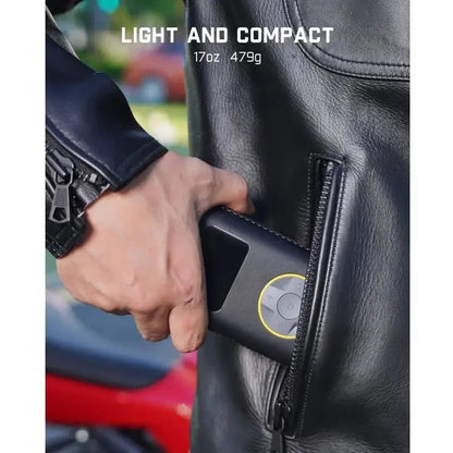 Battery-Powered Tire Pump with LCD Display – 150 PSI for Quick Inflation