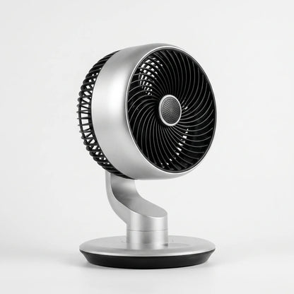 Compact Battery-Powered Desk Fan with Adjustable Tilt for Silent Use
