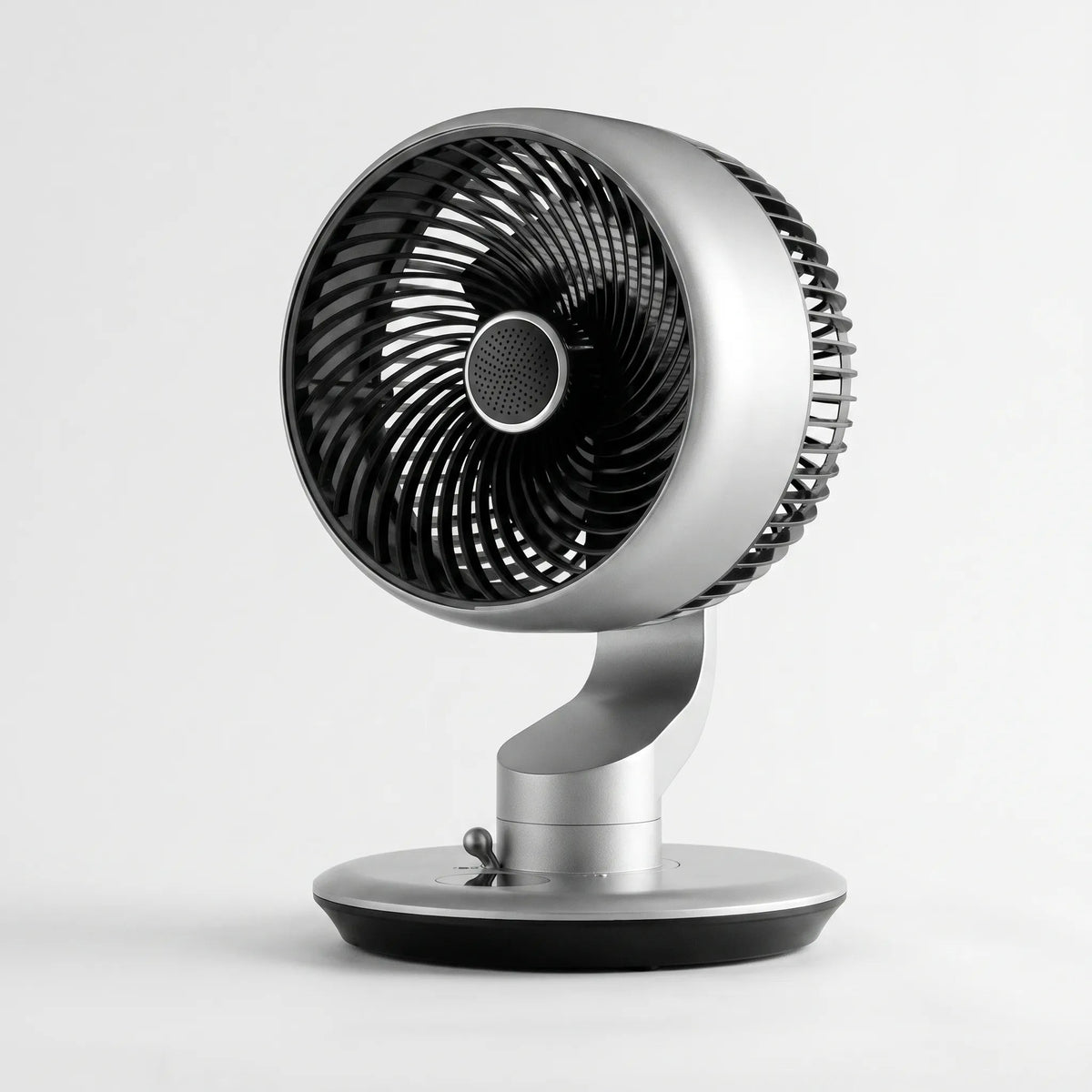 Compact Battery-Powered Desk Fan with Adjustable Tilt for Silent Use