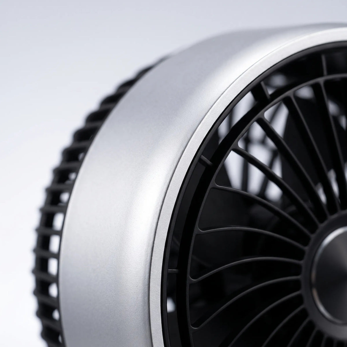 Compact Battery-Powered Desk Fan with Adjustable Tilt for Silent Use