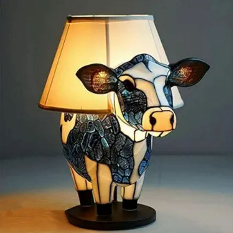 Artistic LED Table Lamp Featuring Minimalist Dog Breed Design