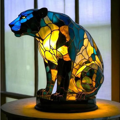 Artistic LED Table Lamp Featuring Minimalist Dog Breed Design
