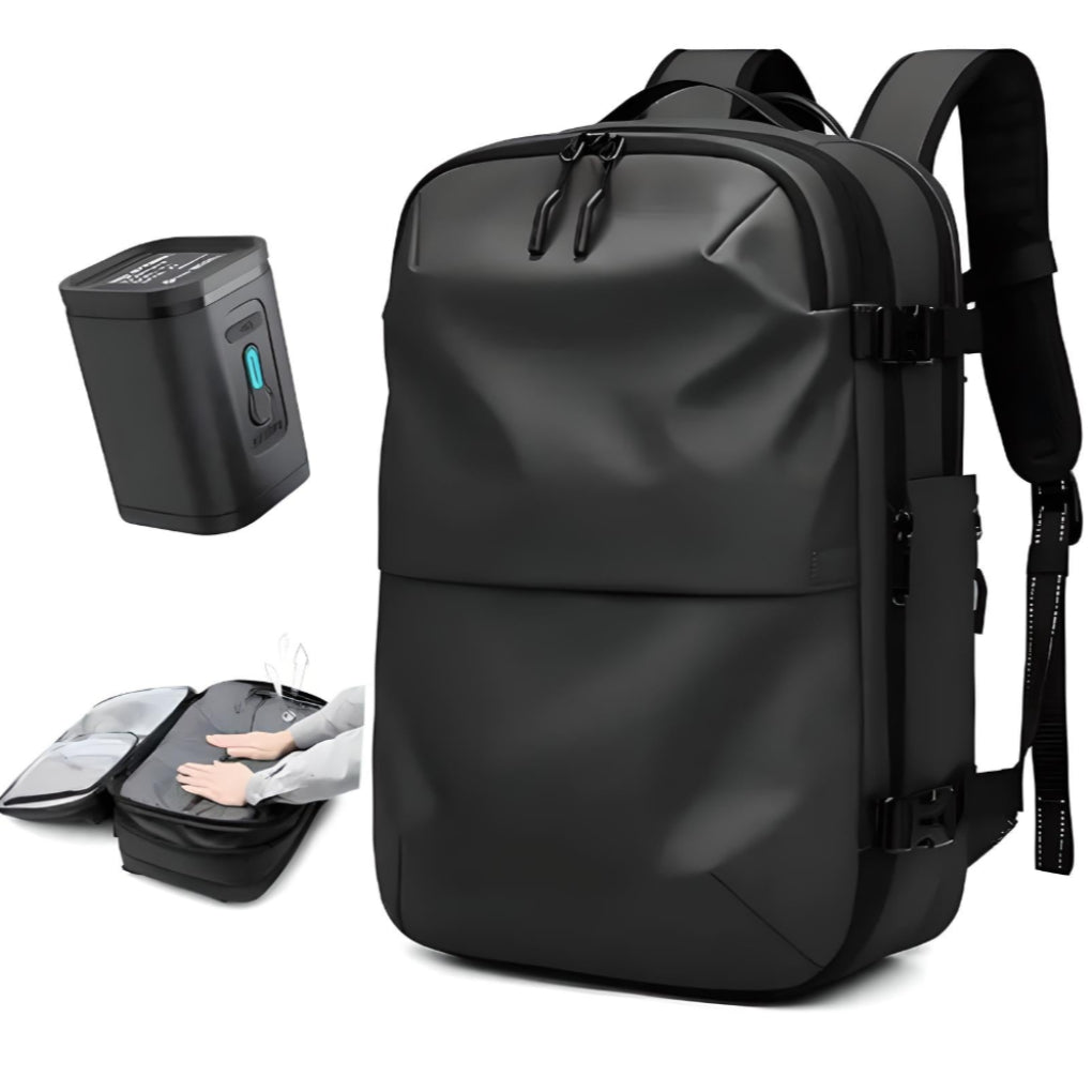 Travel Backpack with Vacuum Technology for Compact Packing Solutions