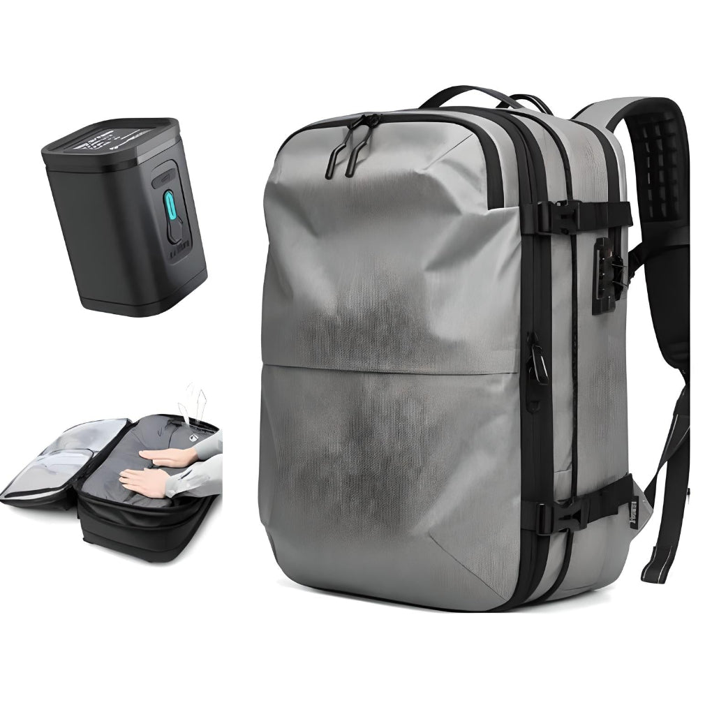 Travel Backpack with Vacuum Technology for Compact Packing Solutions