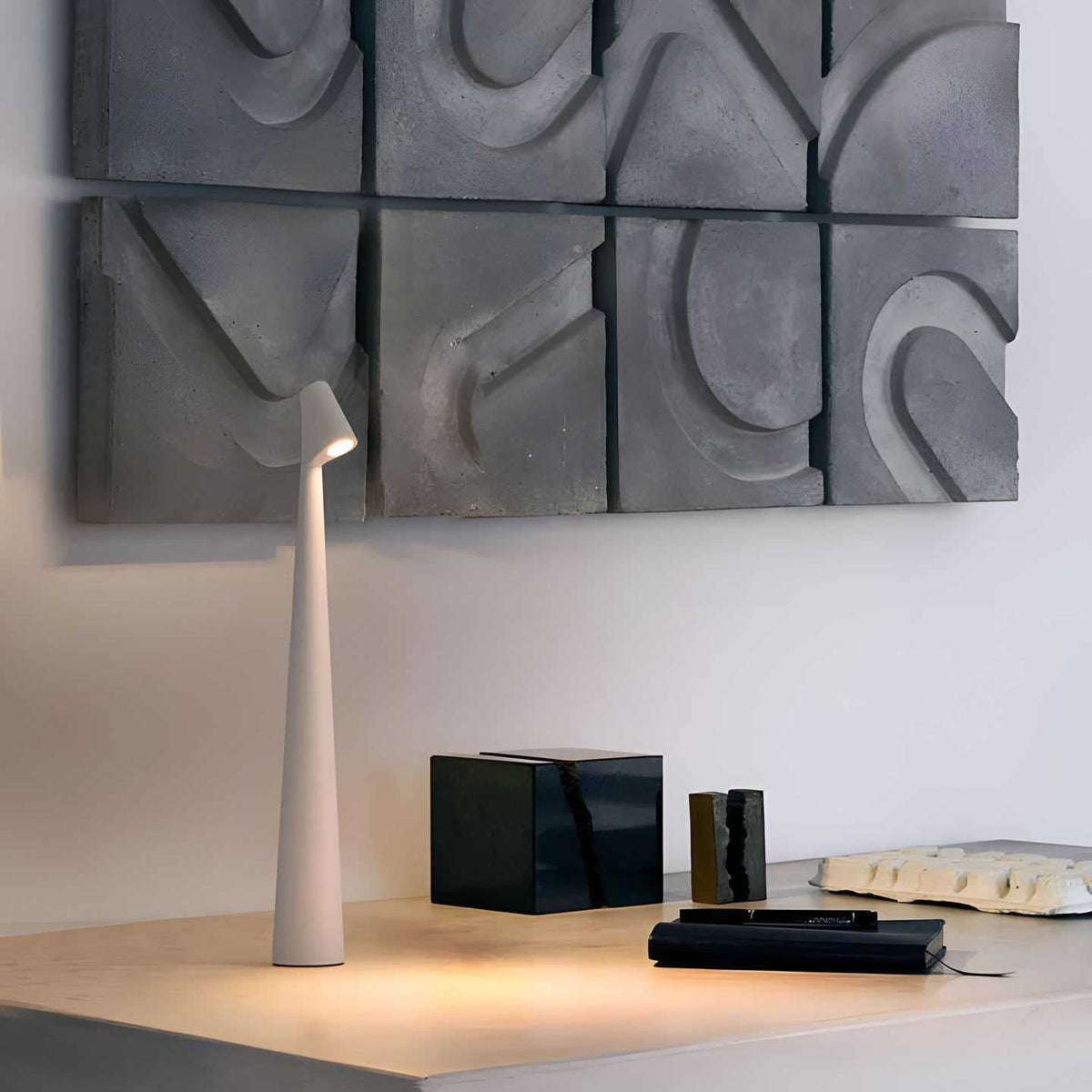 Rechargeable LED Desk Lamp with Minimalist Design