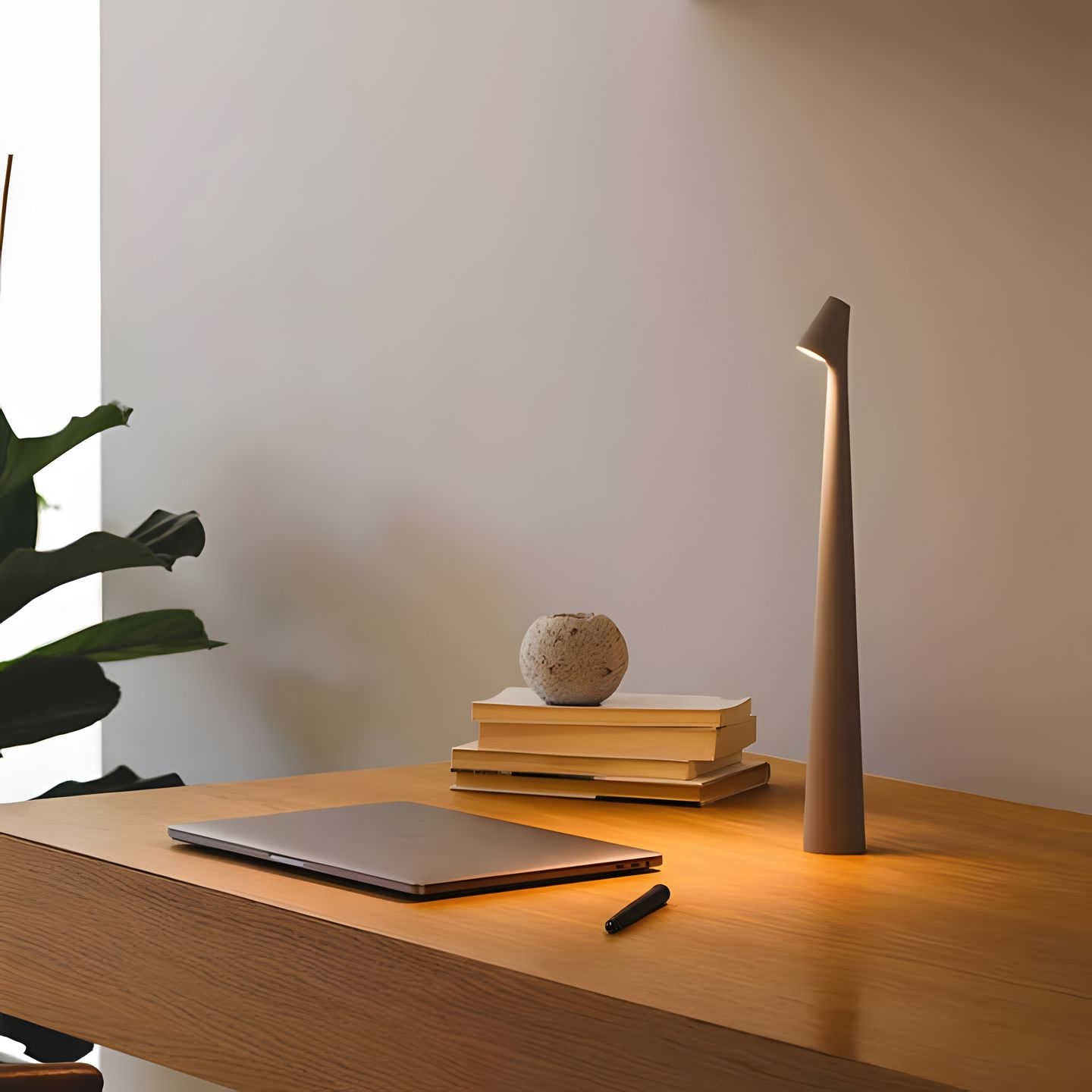Rechargeable LED Desk Lamp with Minimalist Design