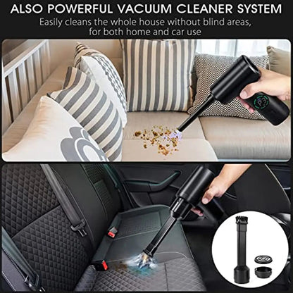 Multi-Function Portable Air Blower - 7500mAh Battery Cleaner for Gadgets