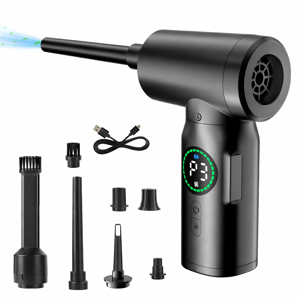 Multi-Function Portable Air Blower - 7500mAh Battery Cleaner for Gadgets