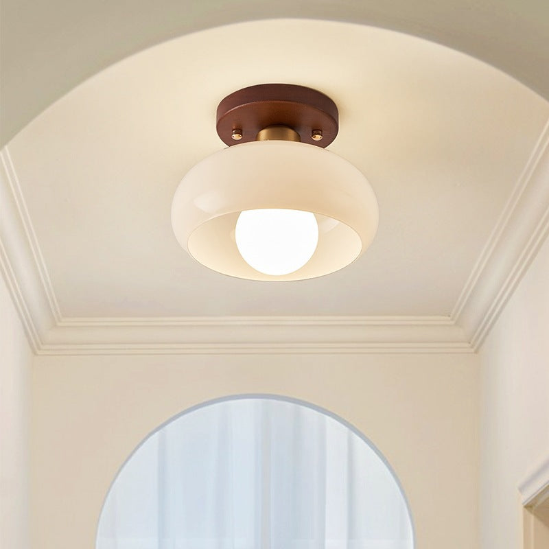 Contemporary Industrial Style LED Ceiling Light Fixture