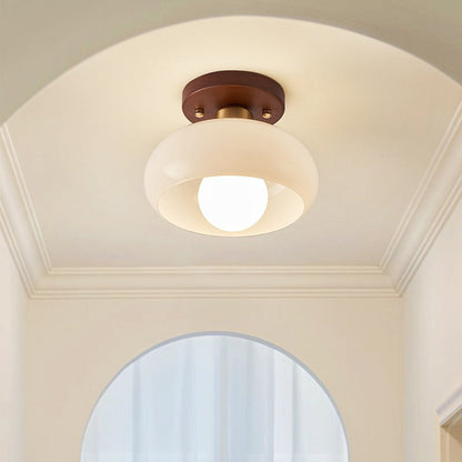 Contemporary Industrial Style LED Ceiling Light Fixture