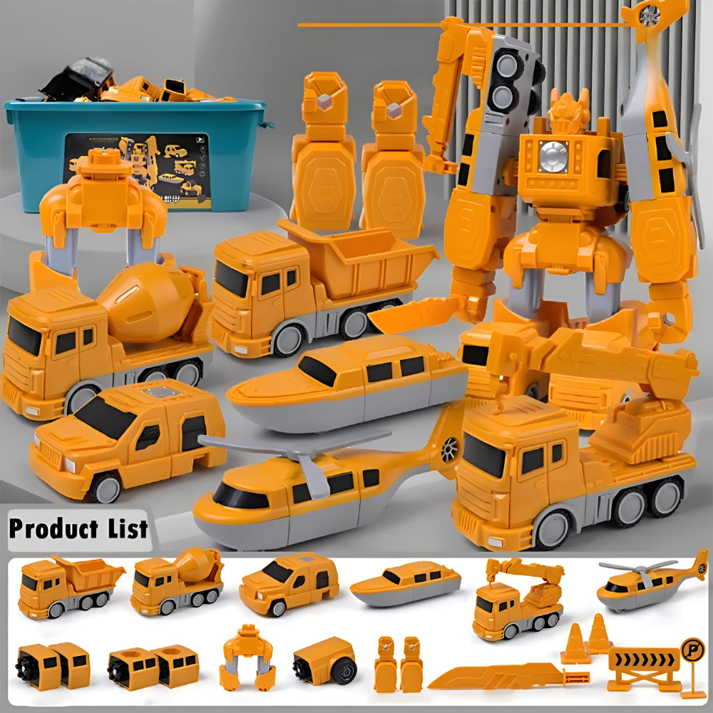 Magnetic Construction Vehicle Set – Interactive Learning Toy for Children