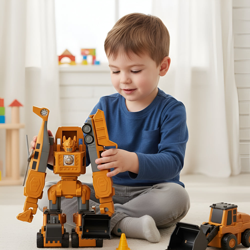 Magnetic Construction Vehicle Set – Interactive Learning Toy for Children