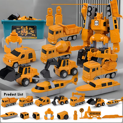 Magnetic Construction Vehicle Set – Interactive Learning Toy for Children