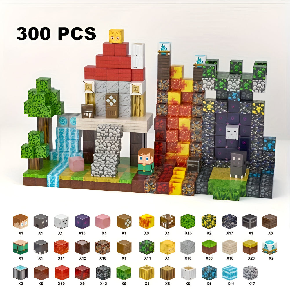 Creative Toy Set of Magnetic Building Blocks for Children – Easy Connect