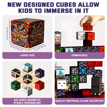 Creative Toy Set of Magnetic Building Blocks for Children – Easy Connect
