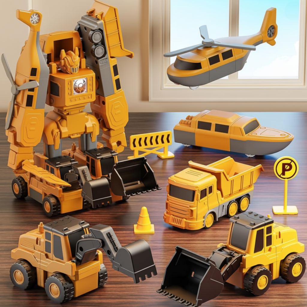 Learning Toy Set of Magnetic Building Blocks for Children - Easy Assembly