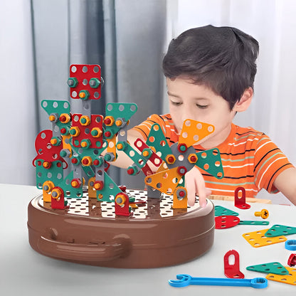 STEM Learning Building Set for Kids with Electric Screwdriver