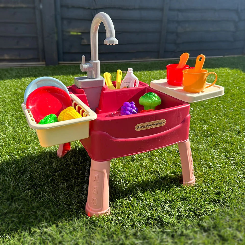 Interactive Faucet Water Sink for Kids - Indoor and Outdoor Use