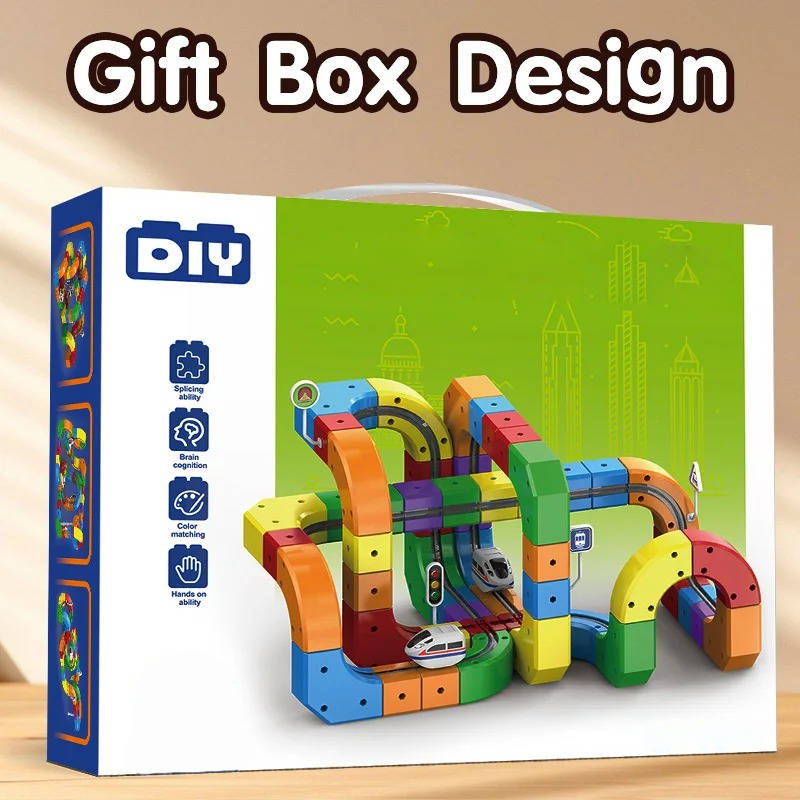 Rechargeable Engine Magnetic Train Track Set – Fun Learning Toy for Kids