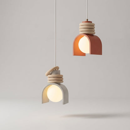 French Style Pendant Light – Soft Cream Finish for Elegant Lighting