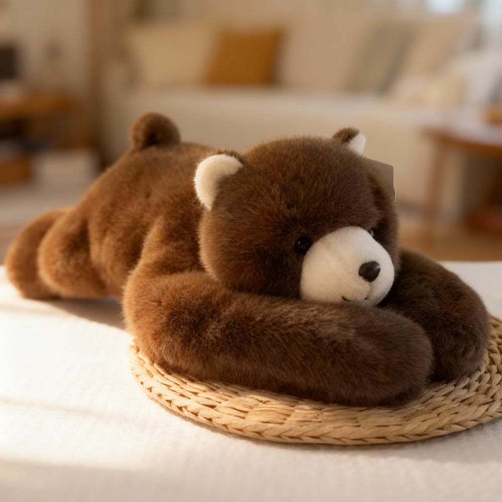 Extended Arm Hugging Pillow – Soft Faux Fur for Cozy Comfort