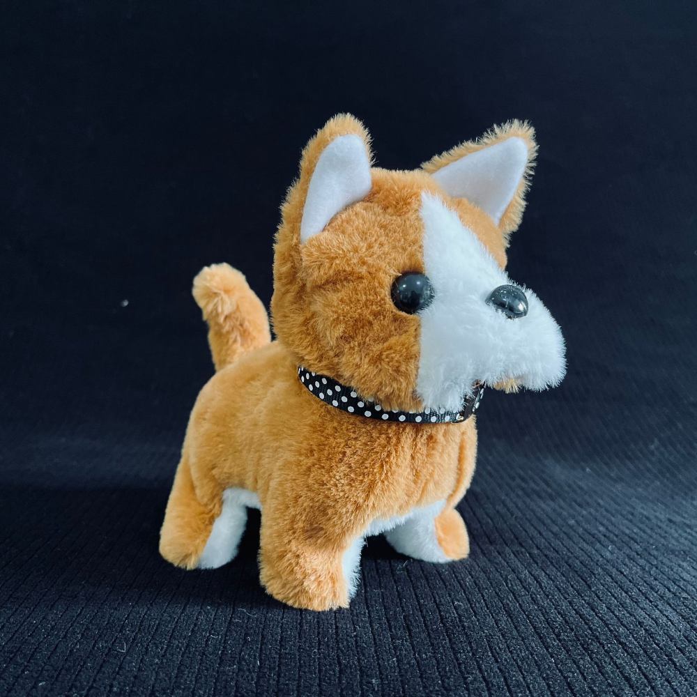 Realistic Motion and Sound Plush Dog Toy for Children