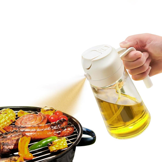 Adjustable Mist Olive Oil Spray Bottle – 2-in-1 for Cooking