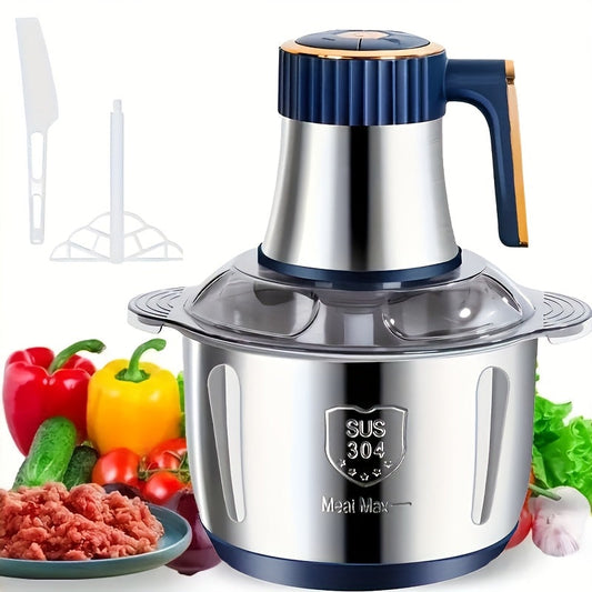 5L Capacity Stainless Steel Food Chopper - 5000 RPM Motor for Cooking