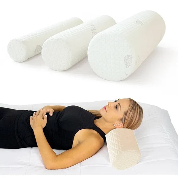 Ergonomic Neck Support Pillow with Breathable Cotton Cover