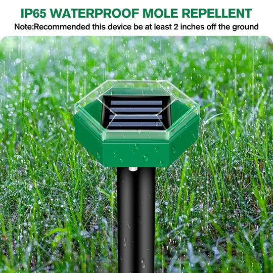 Eco-Friendly Solar Ultrasonic Pest Deterrent - 4 Pack