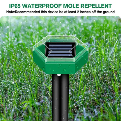 Eco-Friendly Solar Ultrasonic Pest Deterrent - 4 Pack