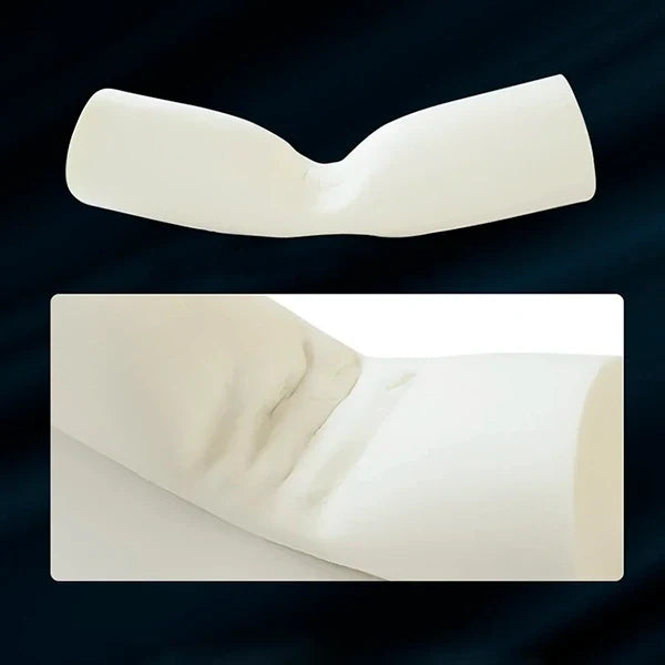 Ergonomic Neck Support Pillow with Breathable Cotton Cover