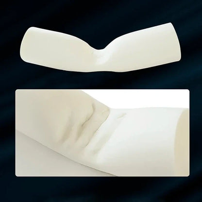 Ergonomic Neck Support Pillow with Breathable Cotton Cover