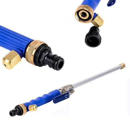 Dual-Function Pressure Washer Attachment for Garden Hoses