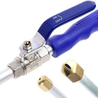 Dual-Function Pressure Washer Attachment for Garden Hoses