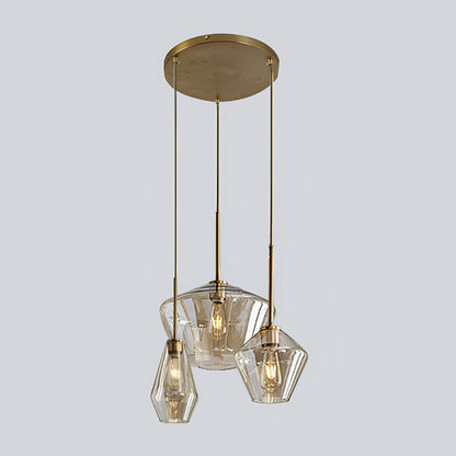Geometric Shade Pendant Light in Modern Industrial Style