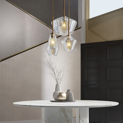 Geometric Shade Pendant Light in Modern Industrial Style