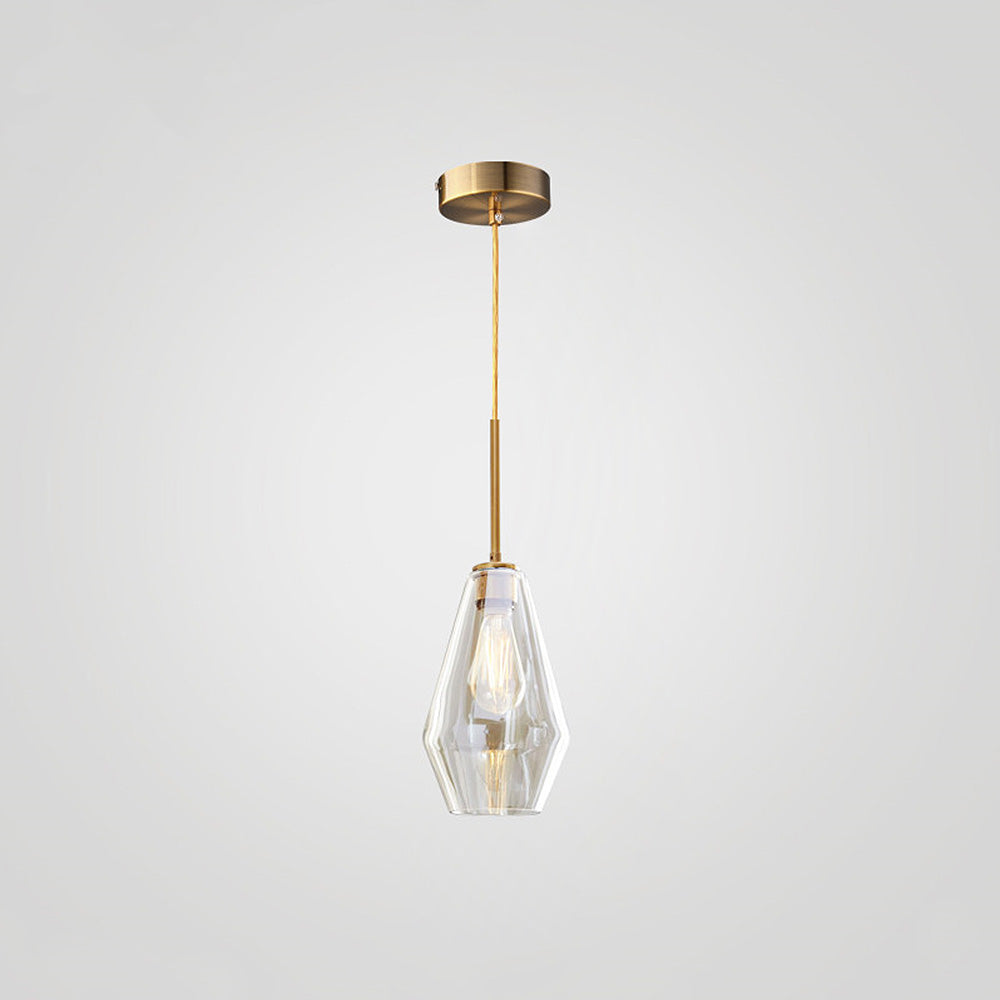 Geometric Shade Pendant Light in Modern Industrial Style