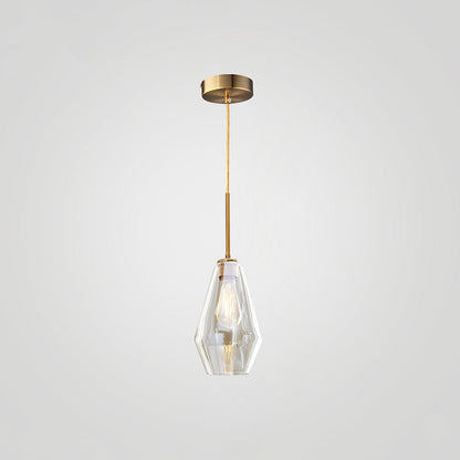 Geometric Shade Pendant Light in Modern Industrial Style