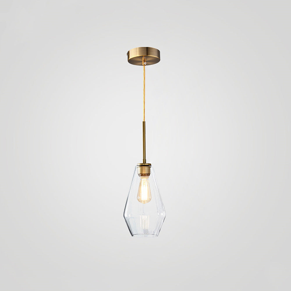 Geometric Shade Pendant Light in Modern Industrial Style