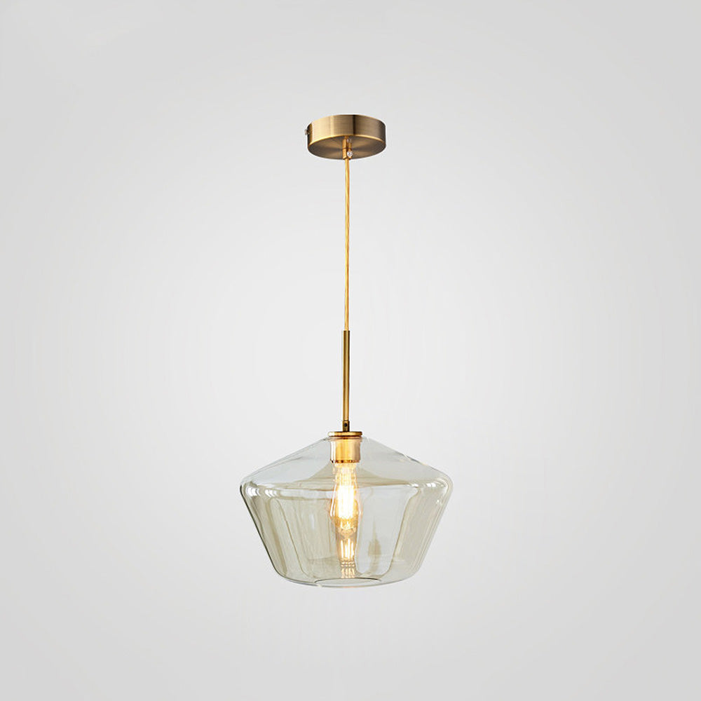 Geometric Shade Pendant Light in Modern Industrial Style