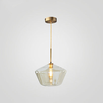 Geometric Shade Pendant Light in Modern Industrial Style